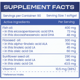 HS Labs Omega 3-6-9 1000 mg 90 capsule moi – Inima si Colesterol Omega 369 beneficii: Sprijină sănătatea inimii si un nivel sănă
