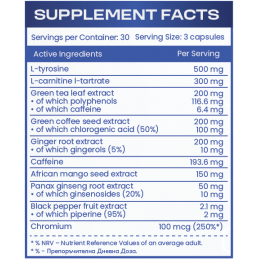 HS Labs Thermo Burner 90 capsule – Suport Ardere Grăsimi & Control Apetit Accelerarea metabolismului, crescte dorința de antrena