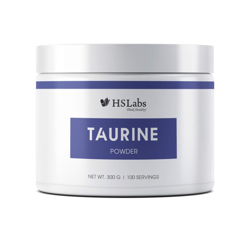 HS Labs Taurina Pudra 1000 mg 300 g – Energie si Performanta Sportivă Beneficii Taurina: sprijină echilibrul zaharului din sânge