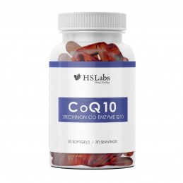HS Labs Coenzima Q10 100 mg 30 gelule – Suport Cardiovascular Beneficii Coenzima Q10: promovează sănătatea inimii, imbunătățește