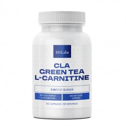 HS Labs CLA Ceai Verde L-Carnitină 90 capsule – Suport Definire Beneficii CLA+Ceai Verde+L-Carnitina: CLA reduce grasimea corpor
