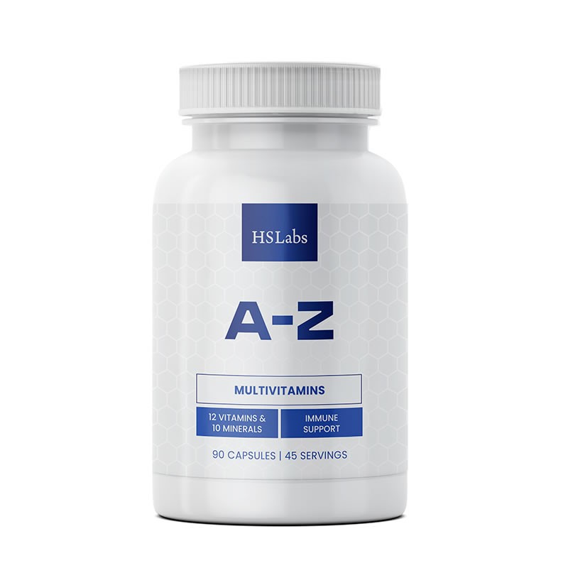 HS Labs Multivitamine A-Z 90 tablete – Complex Complet Zilnic A-Z Vitamins este un complex de vitamine si minerale care asigura 
