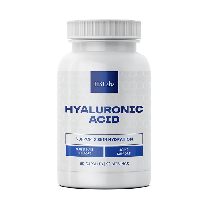 HS Labs Hyaluronic Acid 70 mg 90 comprimate – Hidratare și Articulații Beneficii Acid Hialuronic: sustine sanatatea articulatiil