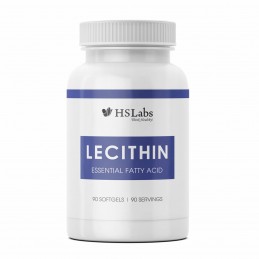 HS Labs Lecitina 1200 mg 90 capsule – Memorie si Colesterol Beneficii Lecitina: Lecitina construiește fiecare celulă a corpului 
