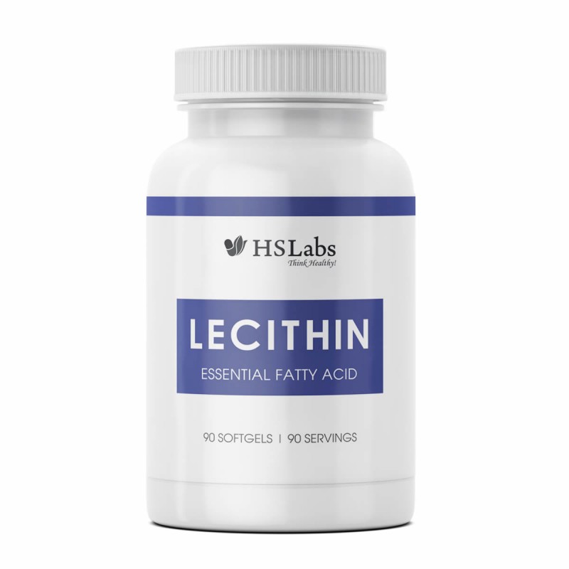 HS Labs Lecitina 1200 mg 90 capsule – Memorie si Colesterol Beneficii Lecitina: Lecitina construiește fiecare celulă a corpului 