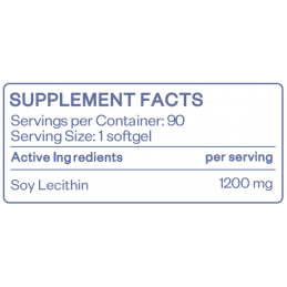 HS Labs Lecitina 1200 mg 90 capsule – Memorie si Colesterol Beneficii Lecitina: Lecitina construiește fiecare celulă a corpului 