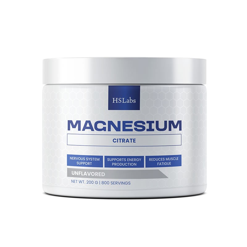 HS Labs Magneziu Citrat Pudra 200 g – Suport Muscular si Antistres Beneficii magneziu citrat: regleaza tensiunea arteriala, mini