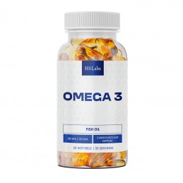 HS Labs Omega 3 1000 mg 30 capsule – Suport Cardiovascular Beneficiile Omega 3 ulei de peste: ofera un raport de 3:2 bazat pe do