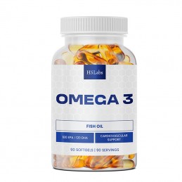 HS Labs Omega 3 1000 mg + Vitamina E 90 capsule – Inima si Creier Beneficiile Omega 3 ulei de peste: ofera un raport de 3:2 baza