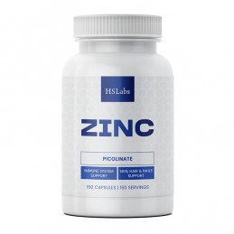 HS Labs Zinc Picolinat 15 mg 150 tablete – Absorbtie Ridicata Beneficii Zinc: se absoarbe usor in organism, imbunatateste sistem