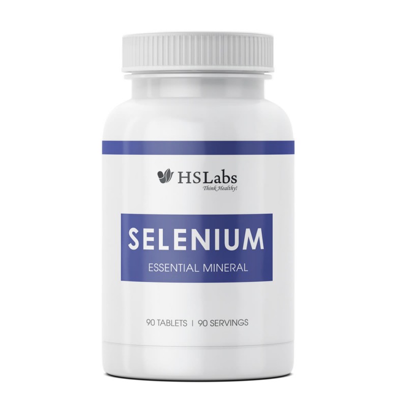 HS Labs Seleniu 100 mcg 90 tablete – Imunitate si Antioxidant Beneficii Seleniu: contribuie la funcționarea normală a tiroidei s