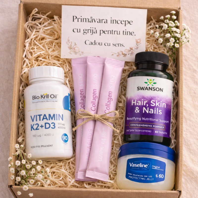 Start - Pachet Îngrijire & Frumusete – ✔ Colagen Verisol® 10 g – susține elasticitatea și fermitatea pielii ✔ Swanson Hair, Skin