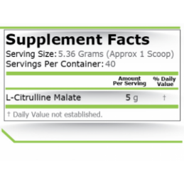 Pure Nutrition USA Citrulline Malate 214 g 5 g/doză – Oxid Nitric Beneficii Citrulline Malate: Oxid Nitric foarte puternic, prom