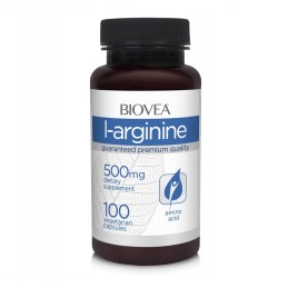 Biovea L-Arginina 500mg 100 Capsule Beneficii L-Arginina: creste nivelul de oxid nitric, pentru libidou si potenta, crește produ