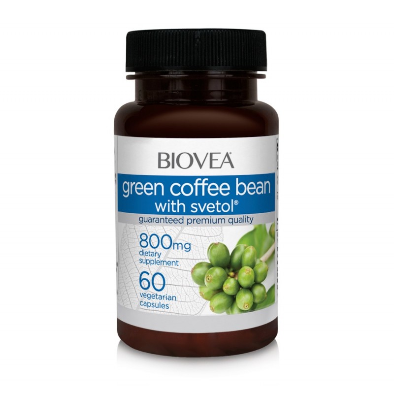 Boabe de Cafea Verde cu Svetol 800mg 60 Capsule Beneficiile boabelor de cafea verde: ajuta la arderea grasimilor si cresterea me