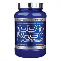 Scitec 100% Whey Protein 920 grame 100% Whey Protein: 100% din proteina de zer, creste masa musculara de calitate, sustine antre