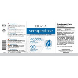 Biovea Serrapeptaza (Serrapeptase) 40,000 IU 90 Capsule Beneficii Serrapeptase: imbunătățește activitatea antibioticelor și lupt