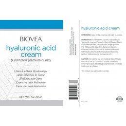 Crema cu Acid Hialuronic (3 oz) 85 grame Crema cu Acid Hialuronic: lubrifiere pentru articulații și o piele sănătoasă, ajută la 
