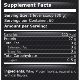 Pure Nutrition USA Whey Isolate izolat proteic din zer 454 g - Masa musculara si Recuperare Beneficii Izolat de zer: contine glu