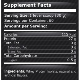 Pure Nutrition USA Whey Isolate 454 grame Beneficii Izolat de zer: contine glutamina si aminoacizi cu lant ramificat, previne pi