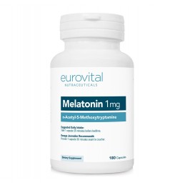 Eurovital MELATONINA 1mg 180 Capsule Beneficii Melatonina: Promovează modele de somn sanatos, poate ajuta la combaterea insomnie