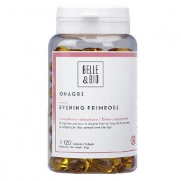 Belle&Bio Ulei de primula Bio, Luminita de seara 120 capsule Beneficii Primula Bio: Sindromul premenstrual (PMS), menopauza, aju
