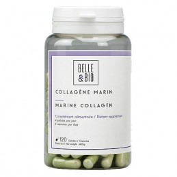 Belle&Bio Colagen Marin 500mg 120 Capsule - Piele si Articulatii Beneficii colagen marin: contribuie la vitalitatea pielii, prom
