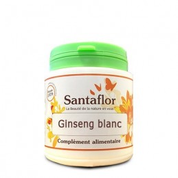 Santaflor Ginseng alb 120 capsule Beneficii Ginseng alb: ajuta in caz de stres, anxietate, tensiune, ajuta creierul, sistemul im