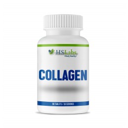 HS Labs Colagen Hidrolizat 1000 mg 90 comprimate – Piele și Articulații Colagen Hidrolizat beneficii: reduce liniile fine si rid