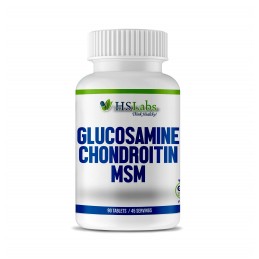 HS Labs Glucozamina + MSM + Condroitina 90 tablete – Articulatii Trei compuși de susținere în comun, într-o formulă cu potență r