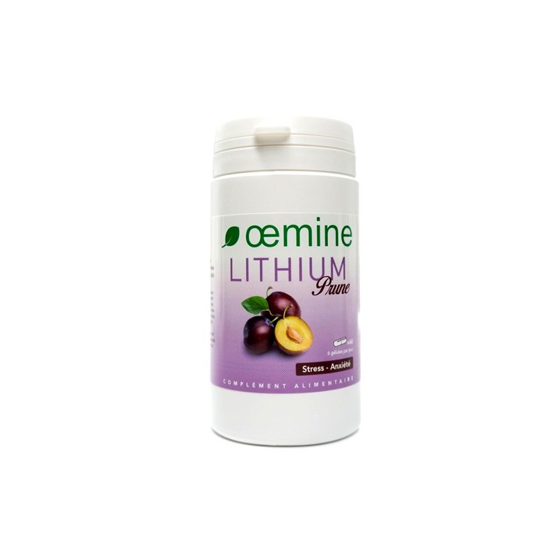 Oemine Lithium Orotate - Litiu Orotat 4 mg 60 capsule, depresie, anxietate, stres Beneficii Orotat de Litiu: sustine functionare