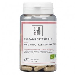 Belle&Bio Gheara Diavolului Bio (Harpagophytum Bio) 120 capsule Beneficii Gheara Diavolului (Harpagophytum): articulatii flexibi