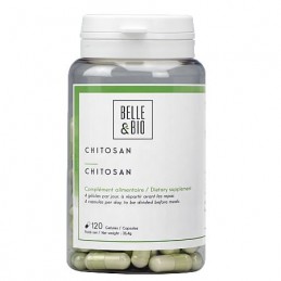 Belle&Bio Chitosan 120 Capsule – Control Greutate Chitosan beneficii: va ajuta sa slabiti, reduce absorbtia alimentelor in intes