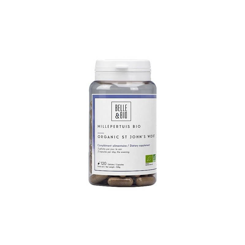 Belle&Bio Sunatoare Bio (Millepertuis Bio - St John\'s Wort) 120 capsule - 2 | YEO