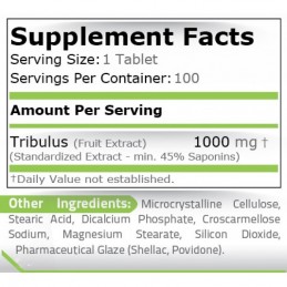 Pure Nutrition USA Tribulus Terrestris 1000 mg 90 tablete – Vitalitate si Energie Beneficii Tribulus: creste in mod natural nive