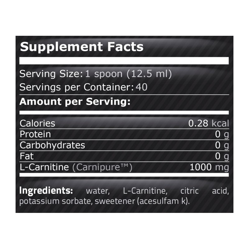 Pure Nutrition USA L-Carnitina cu Guarana 1000 ml (Arzator de grasimi) - 1 | YEO