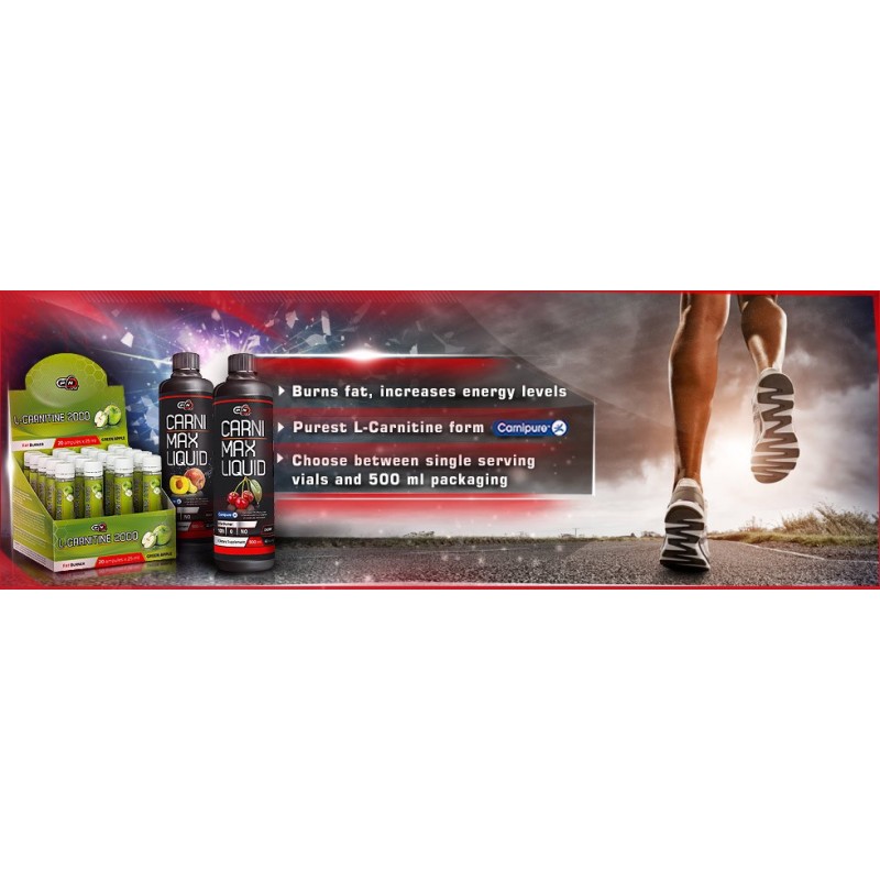 Pure Nutrition USA L-Carnitina cu Guarana 1000 ml (Arzator de grasimi) - 3 | YEO