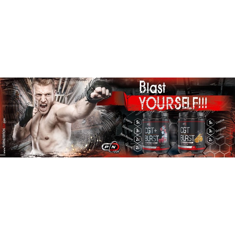 Pure Nutrition USA CGT Blast – 600 grame (Glutamina + Creatina + Taurina) - 3 | YEO