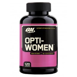 Opti-Women, 120 caps, Complex de multivitamine si minerale, contine acid folic, fier si calciu, destinat exclusiv pentru femei B