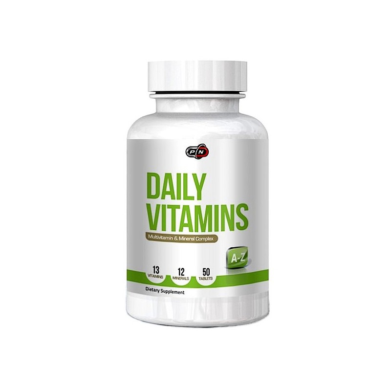 Pure Nutrition USA Daily Vitamins 50 tablete – Energie Sport Daily Vitamins este un complex de vitamine si minerale, care asigur