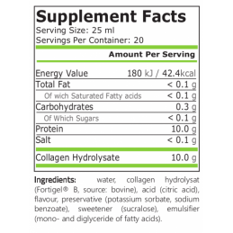 Pure Nutrition USA Colagen lichid hidrolizat tip 1 si 3, 10.000 mg, 500 ml, articulatii sanatoase, pentru piele Beneficii Colage
