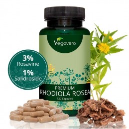 Vegavero Rhodiola Rosea Premium Extract 120 capsule Beneficii Rhodiola Premium Extract: excelent în tratamentul disfuncției sexu