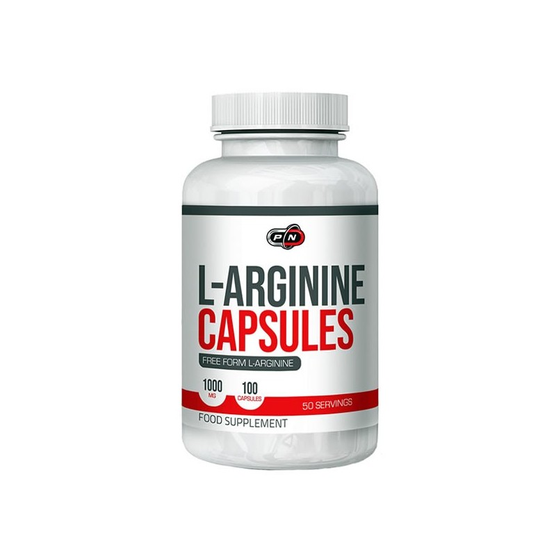 Pure Nutrition USA L-Arginina 1000 mg 100 capsule, pentru potenta Beneficii L-Arginina: ajuta la cresterea nivelului de Oxid Nit