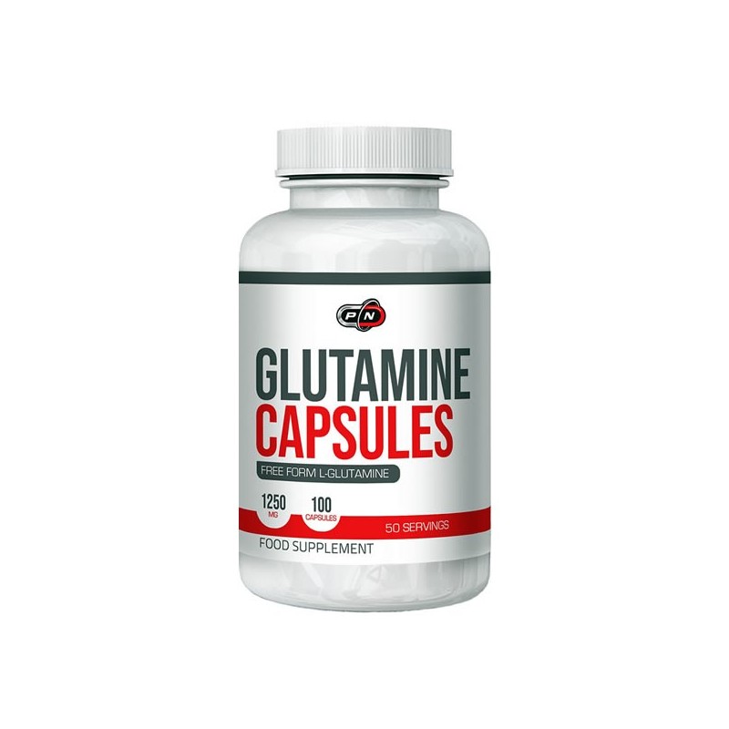 Pure Nutrition USA L-Glutamina 1250 mg 100 Capsule Beneficii L-Glutamina: poate ajuta recuperarea dupa exercitii fizice, aminoac