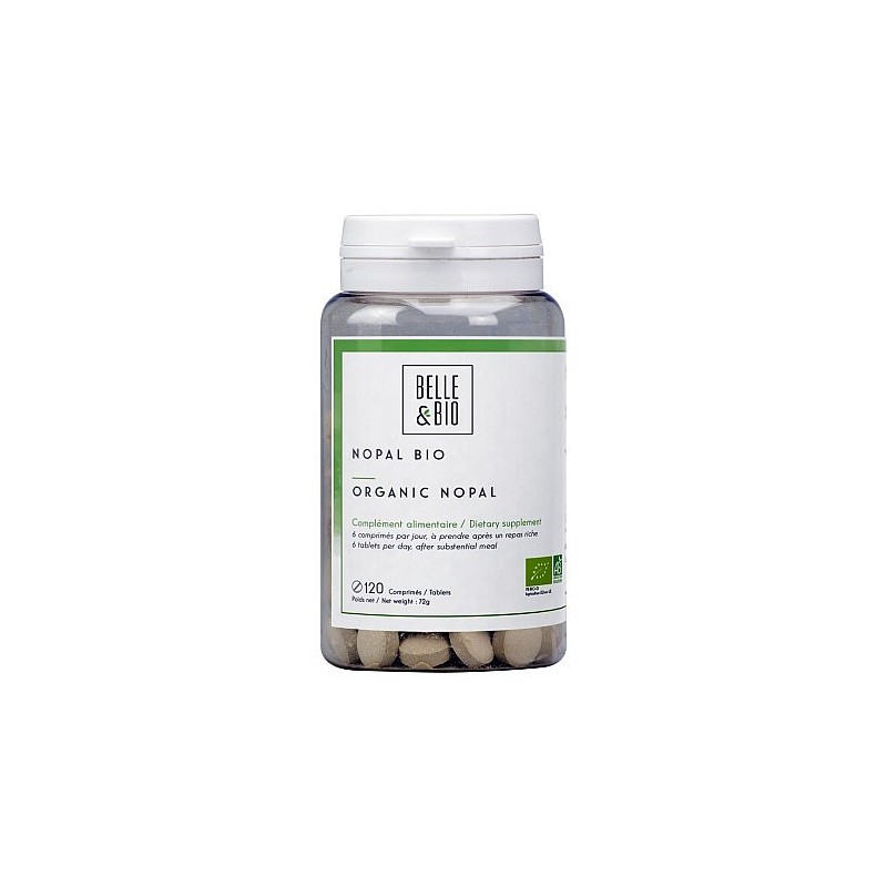 Nopal Bio 120 Tablete, Belle&Bio Beneficii Nopal Bio: reduce senzatia de foame, reduce celulita, regleaza greutatea corporala, a