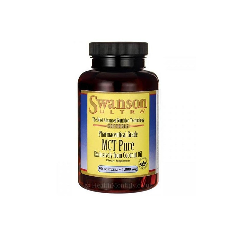 Swanson Ultra MCT ulei Pur 1,000 Mg 90 Gelule - 1 | YEO