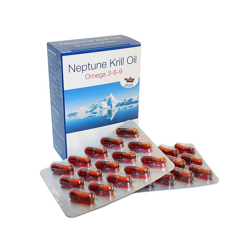 Omega 3-6-9, Neptune Krill Oil, 60 Capsule, Pentru colesterol rau si trigliceride marite Neptune Krill Oil-Omega 369 fabricat in