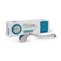 Rola cu micro ace, HAIR & SCALP ROLLER cu 540 Ace din Titan, Foligain FOLIGAIN HAIR &amp; SCALP ROLLER- Sporește absorbția trata