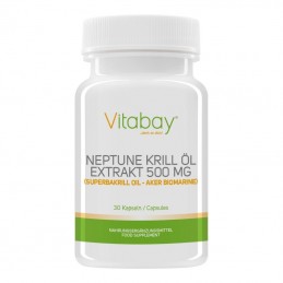 Vitabay Neptun Krill Oil 500 mg - 30 gelule Beneficii ulei Neptune Krill: De 48 de ori mai puternic si eficient decat Omega 3 di