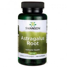 Swanson Astragalus Root 470 mg 100 Capsule – Astragalus pentru Imunitate si Energie Astragalus beneficii: intareste sistemul imu